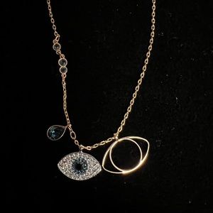 Swarovski evil eye necklace